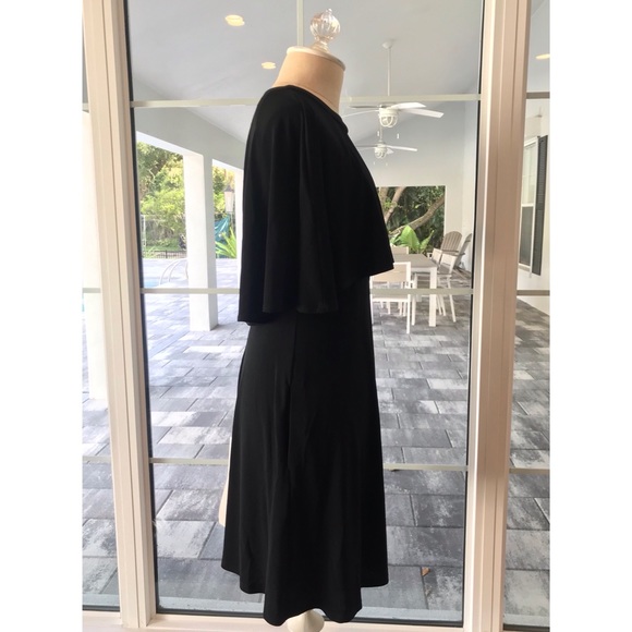 A.B.S Deep V Neck Knit Dress - Picture 3 of 8